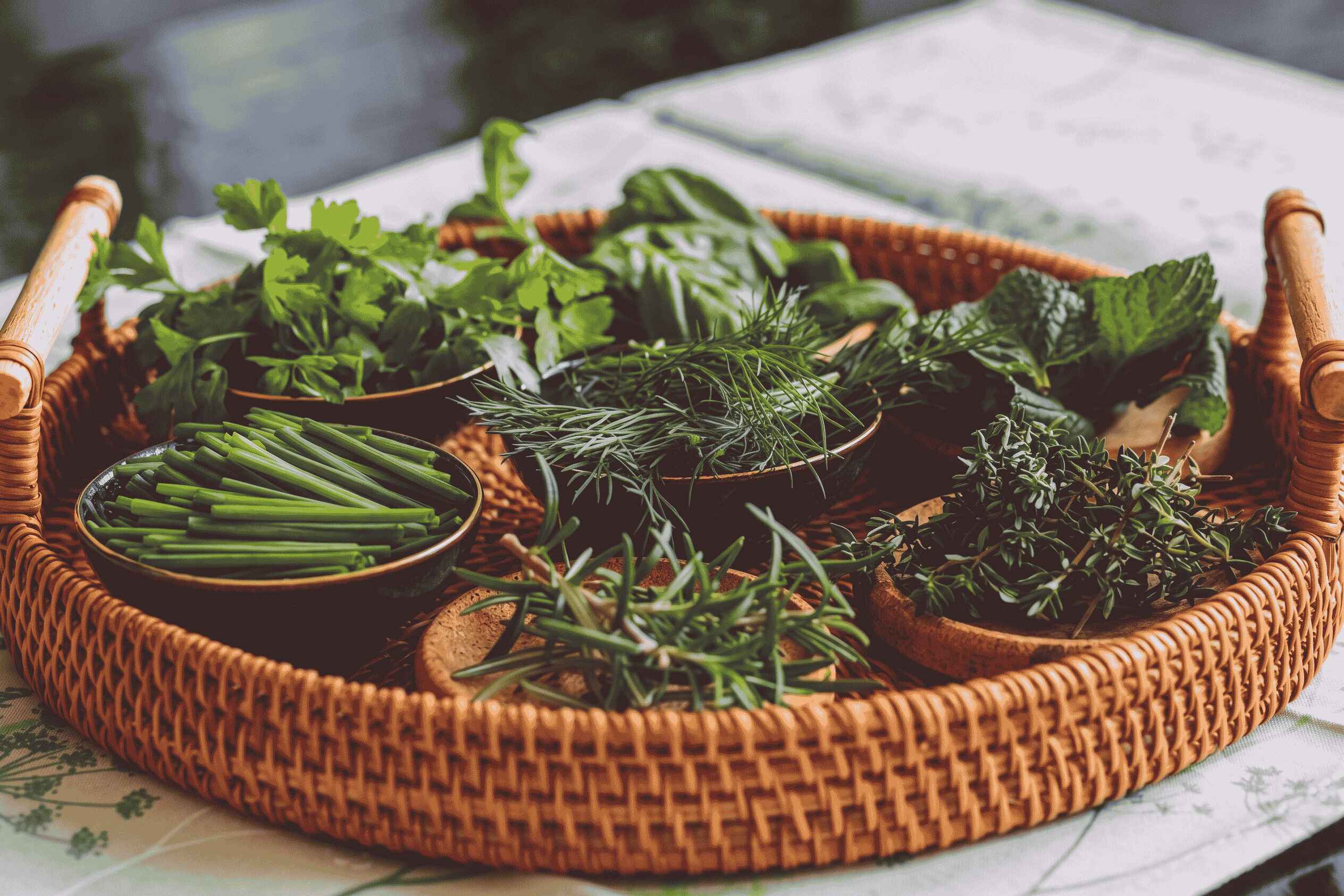 Organic herbs